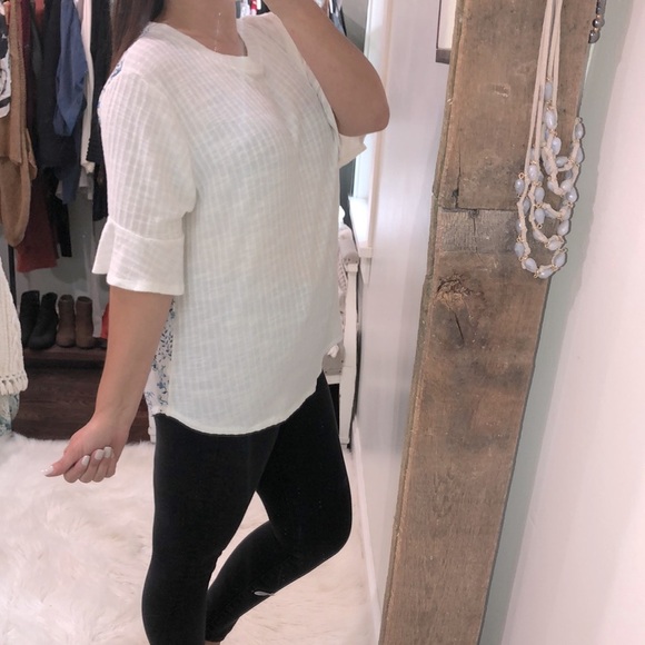 Exclusive One size 2X boho floral top - Picture 2 of 4